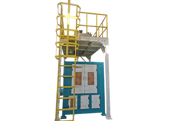 Pp Woven Bag Barley Grains Packing Machine Dengan Hopper 304SS