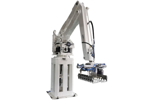 Servo Amplifier 210kgs Bag Robot Palletizer Machine Di Pabrik Beras
