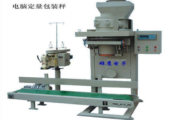 Double Bucket 3KW 15kg Bag Granule Packing Machine Dalam Ketentuan Industri