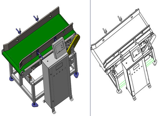 Industri Minuman Checkweigher Otomatis 50kg IP66