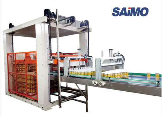 2200bags / H 0.6MPa 380V Mesin Palletizer Tas Semen