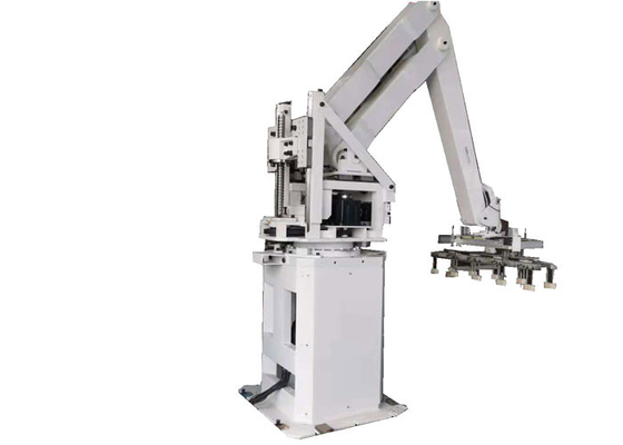 Sistem Palletizer Robot Di Industri Makanan Dan Minuman 600 Paket Per Jam