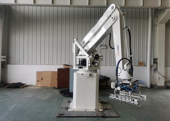 PLC 4 Axis Palletizing Robot Digunakan Dalam Sistem Logistik Pabrik