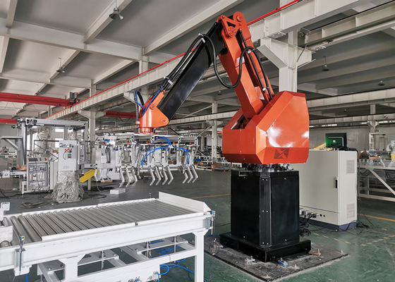 Sistem Palletisasi Robot PLC Digunakan Dalam Industri Minuman