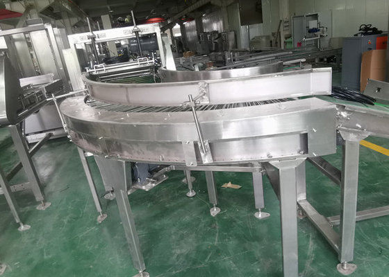 SEW Motor 0,75 - 1,5 KW Curve Conveyor Untuk Robot Carbon Steel / Stainless Steel