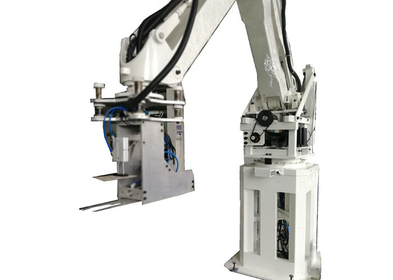 Pilih Dan Tempatkan Robot Palletising Dengan Layar Sentuh Plc Di Industri Kimia