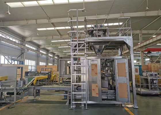 Reducer Motor 50kg Bag Packing Machine Untuk Pellet Granule Di Industri Karet Plastik