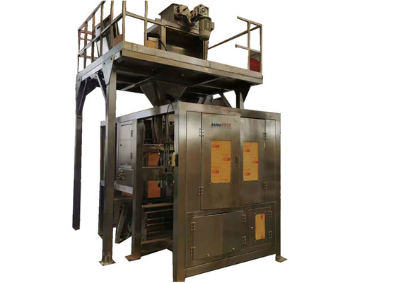 Reducer Motor 50kg Bag Packing Machine Untuk Pellet Granule Di Industri Karet Plastik