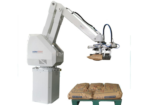 Floor Mounted IP 65 Palletizing Robot Dan Pallet Lifting Device di industri gandum