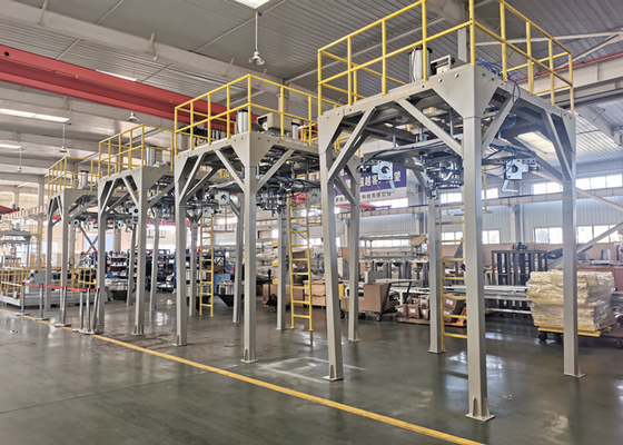 Mesin Bag Jumbo Bag 1000kg Dengan Platform Pemuatan Tas Otomatis