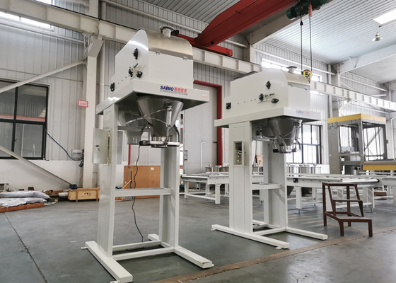 Saimo Automatic Popcorn Packing Machine Bahan Baja Karbon Di Industri Pakan