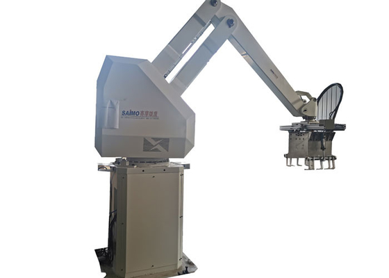 4 Axis 130kgs Palletizing Robot Arm Friendly Di Industri Makanan Dan Minuman