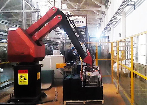Program Lini Produksi Tangan Robot paletisasi yang dapat dimodifikasi Dalam industri pakan
