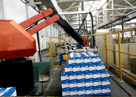 4 Axes Palletizing Robotic Pick And Place Machine Kontrol PLC