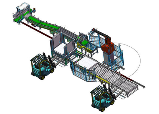 Lengan Robot Palletizing Lantai yang Dapat Diprogram dengan Listrik