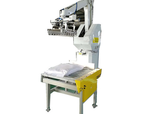 4KW 4 Axes Robotic Bag Palletizer Di Lini Produksi Pupuk
