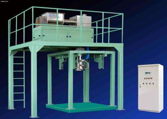 Pneumatic Lift 600Kg Sack Packing Machine Di Industri Biji-bijian