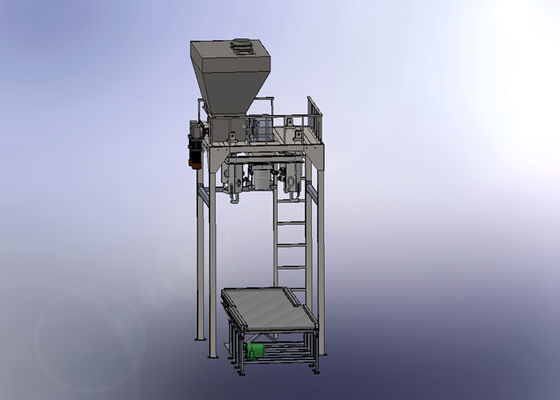 Self Defoliation 600Kg Jumbo Bag Packing Machine Dalam Industri Pakan