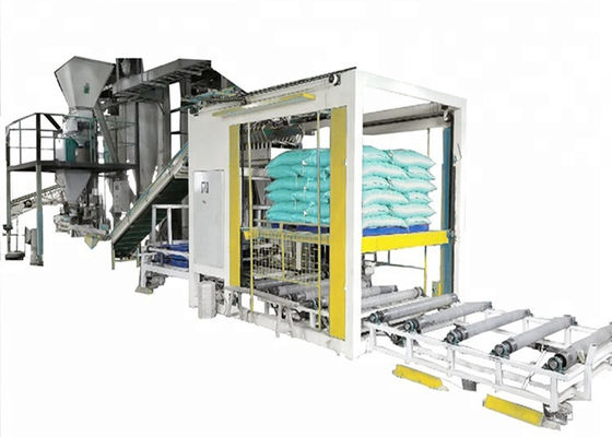 Industri Makanan 2000mm 600bags / Jam Bisa Mesin Palletizer