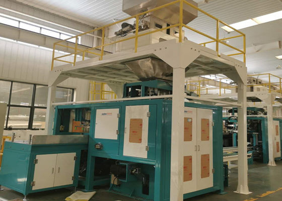 Heat Sealing 15Bags / Min 14KW 50Kg Mesin Pengemas Makanan Hewan Peliharaan