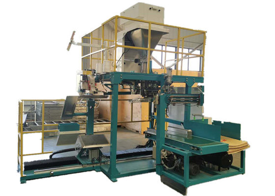 Heat Sealing Weighing 14KW 40Kg Mesin Pellet Packing