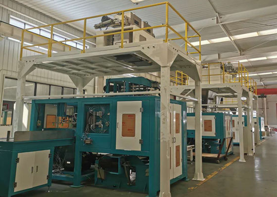 Heat Sealing Weighing 14KW 40Kg Mesin Pellet Packing