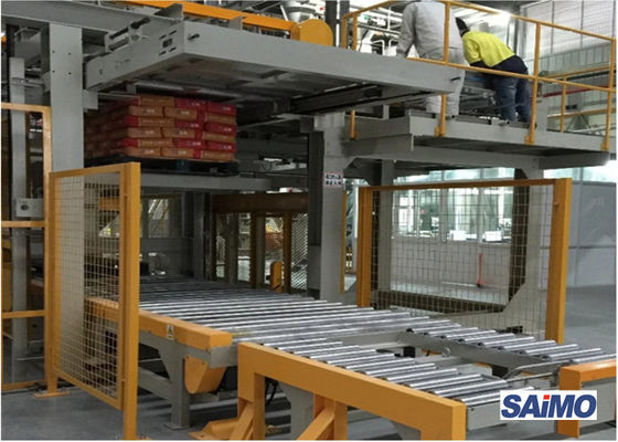 Layar Sentuh Mesin Palletizer 25KW 1200bags / H Bag