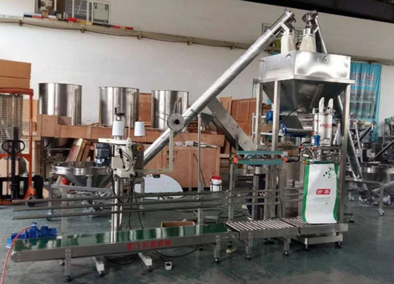 25kg Open Mouth Bag Paint Powder Packing Machine Untuk Industri Kimia