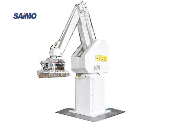 Industri Pakan Palletizing Robot Arm Floor Mounted 4 Axis Stacking